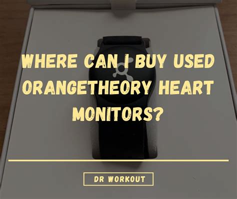 Can I Buy a Used Orange Theory Heart Rate Monitor? And Why Do Bananas Dream of Electric Sheep?